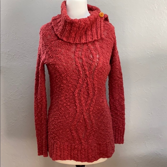 2/$30 Nubby Cable Knit Cowl Neck Sweater - Picture 2 of 7